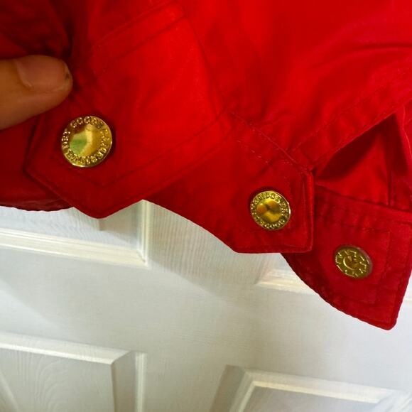 Cambridge Dry Goods Women’s Red Anorak Jacket XL No Hood - Picture 5 of 10